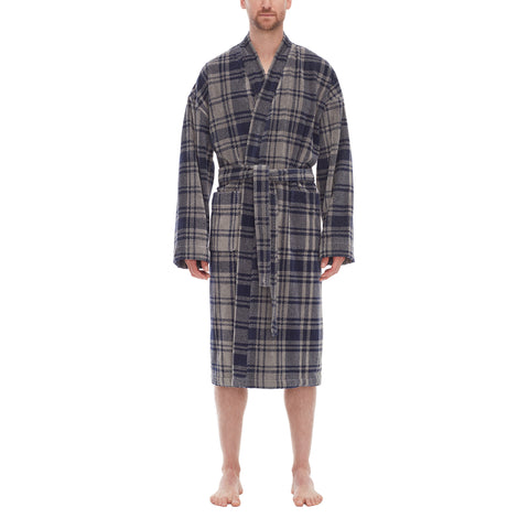 Residence Loop Terry Velour Kimono Robe