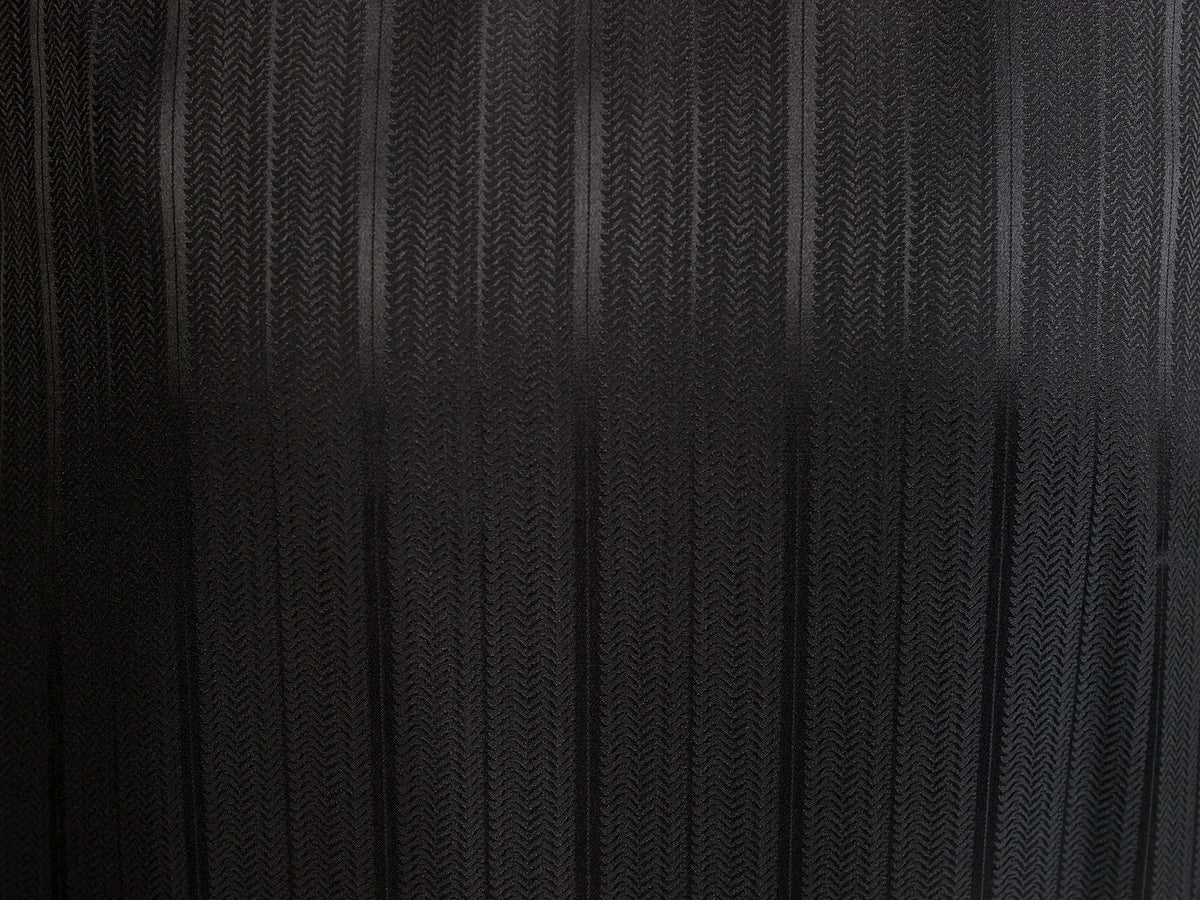 Herringbone Stripe Silk Shawl Robe