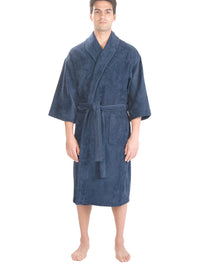Solid Terry Velour Shawl Robe