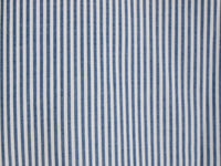 Cotton Long Sleeve Pajama In Navy Stripe