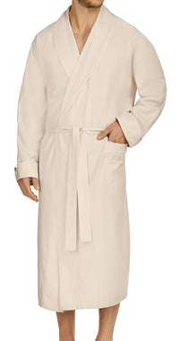 Herringbone Cotton Better Shawl Robe