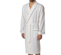 Herringbone Cotton Better Shawl Robe
