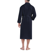Cotton Waffle-Terry Shawl Robe