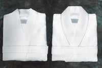 Robe châle en chamois