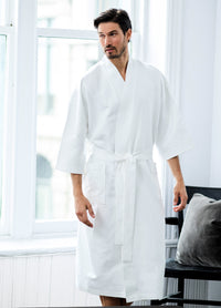 Robe châle en chamois