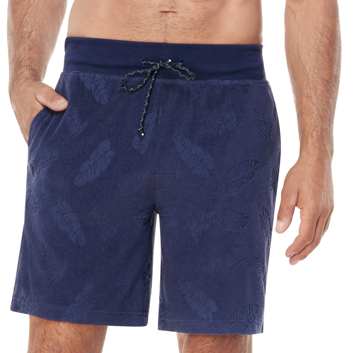 Palm Jacquard Cotton Knit Short