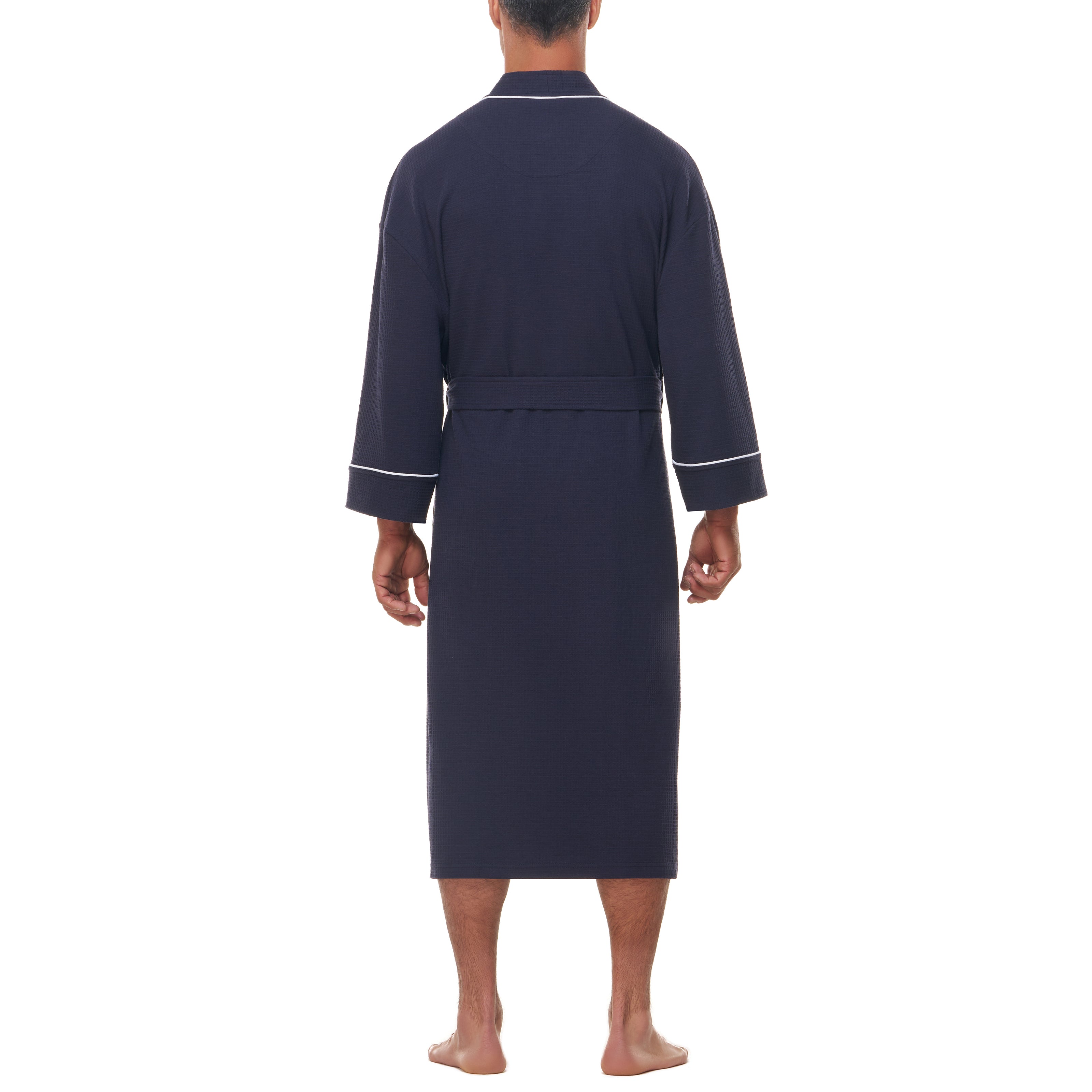 Big and Tall Knit Waffle Kimono – Majestic International