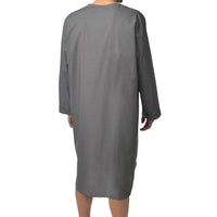 Camisón De Algodón A Cuadros Azul Claro