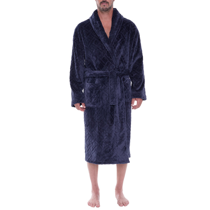 Crossroads Plush Fleece Shawl Robe