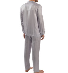 Herringbone Stripe Silk Pajama