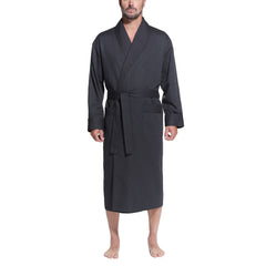 Herringbone Cotton Better Shawl Robe